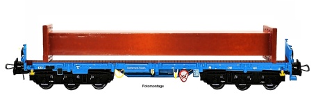 NPE Modellbau NW22164 - H0 - Schwerlastwagen Salmms 454 Lüftungsschacht, DB AG, Ep. V